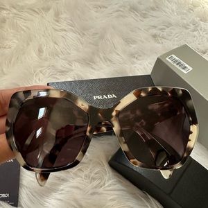 Prada Tortoise Gray SPR16R sunglasses